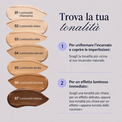 Correttore corpo effetto abbronzato + pennello in OMAGGIO