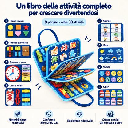 Libro di attività Montessori – Elovya™