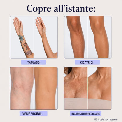 Correttore corpo effetto abbronzato + pennello in OMAGGIO
