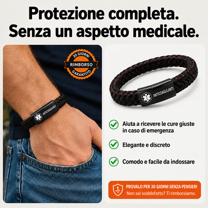 Bracciale fluidificante del sangue