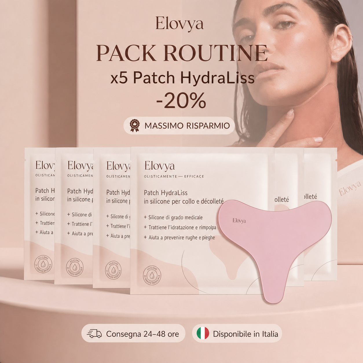 HydraLiss Patch Silicone Décolleté