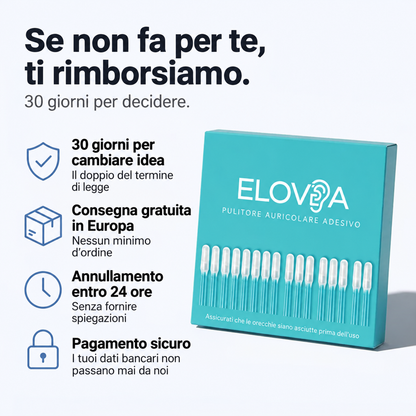 Elovya® Nettoyeur d’oreille adhésif
