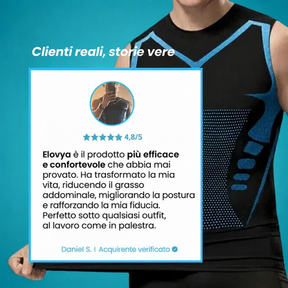 Elovya® 2.0 | Migliora la postura, modella l’addome e valorizza la tua silhouette.