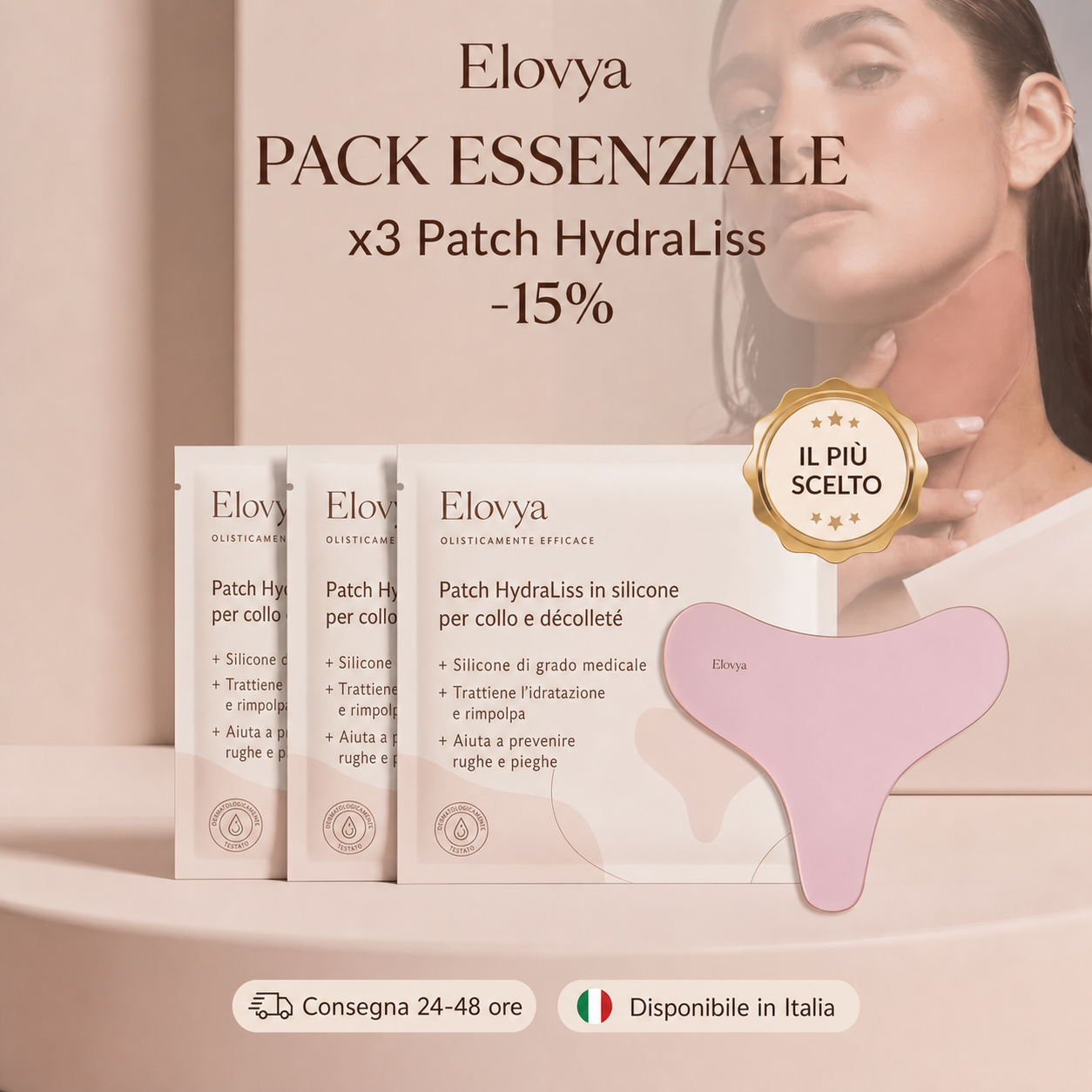 HydraLiss Patch Silicone Décolleté