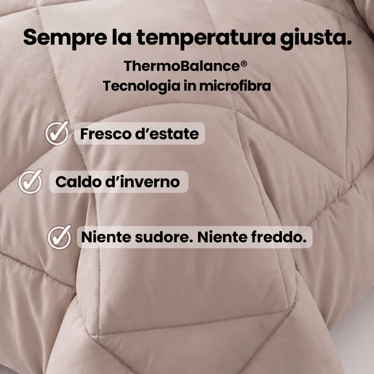 Couette Elovya® 2 en 1 qui élimine le besoin de draps