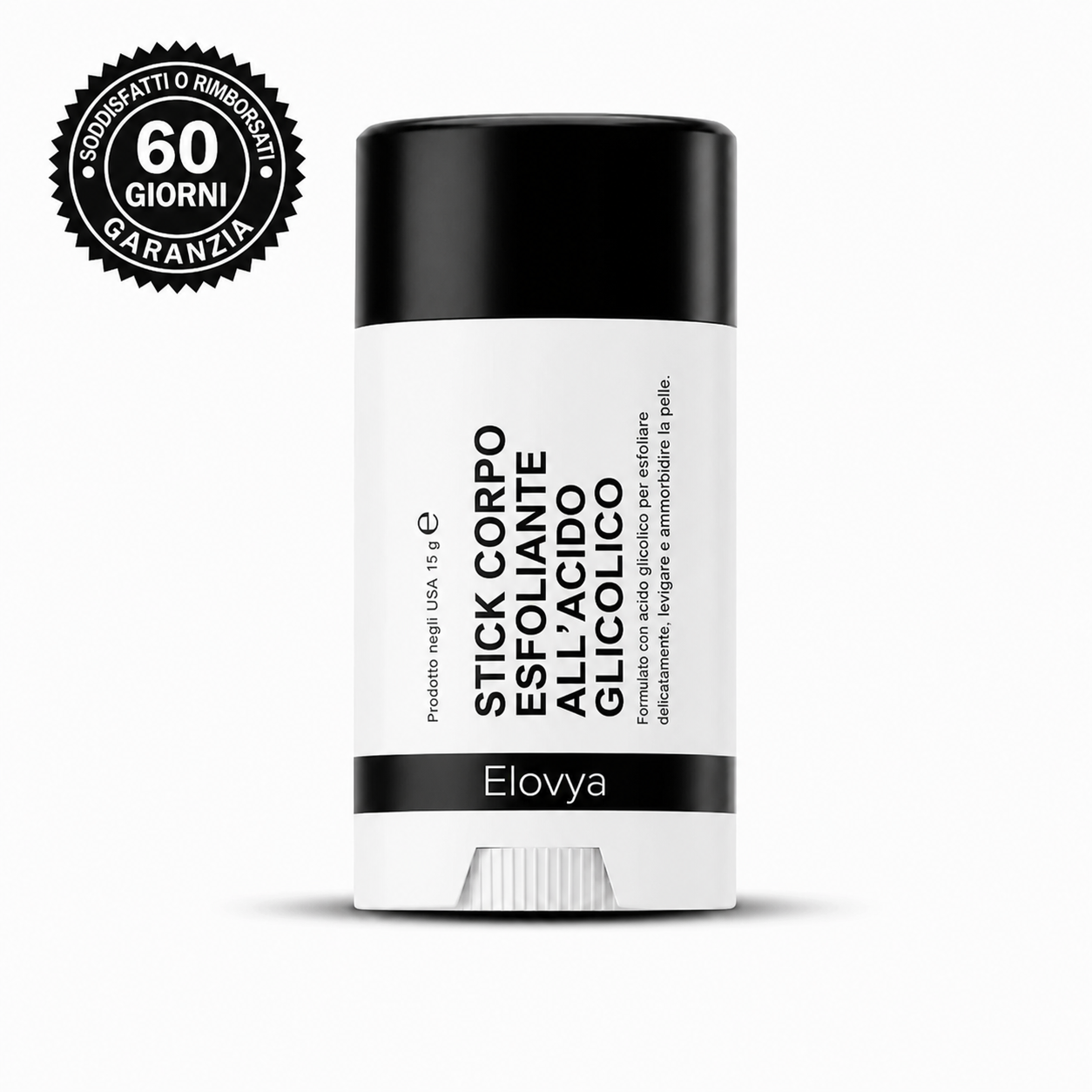 Elovya Stick corpo all’acido glicolico