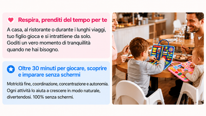 Libro di attività Montessori – Elovya™