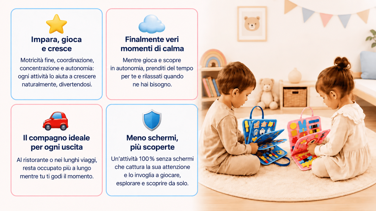 Libro di attività Montessori – Elovya™