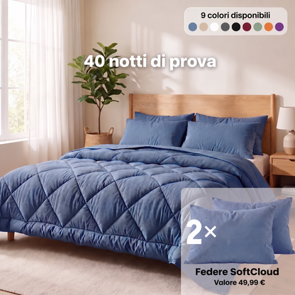 Couette Elovya® 2 en 1 qui élimine le besoin de draps