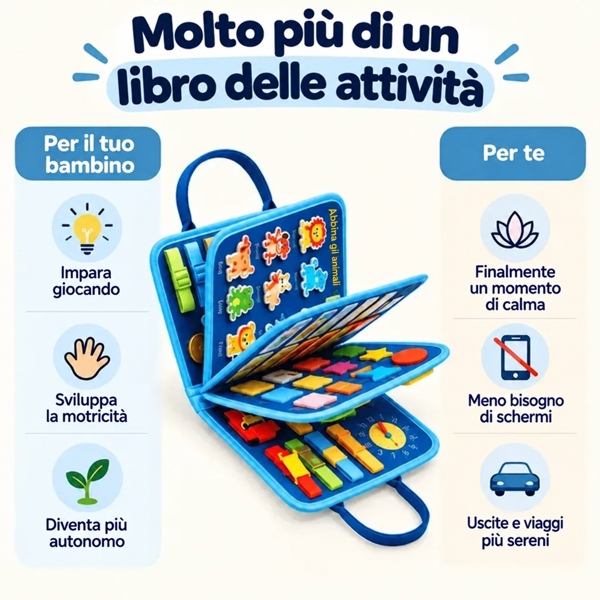 Libro di attività Montessori – Elovya™