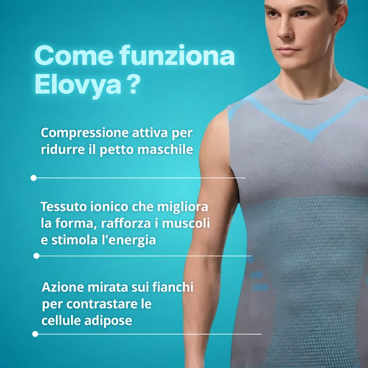 Elovya® 2.0 | Migliora la postura, modella l’addome e valorizza la tua silhouette.