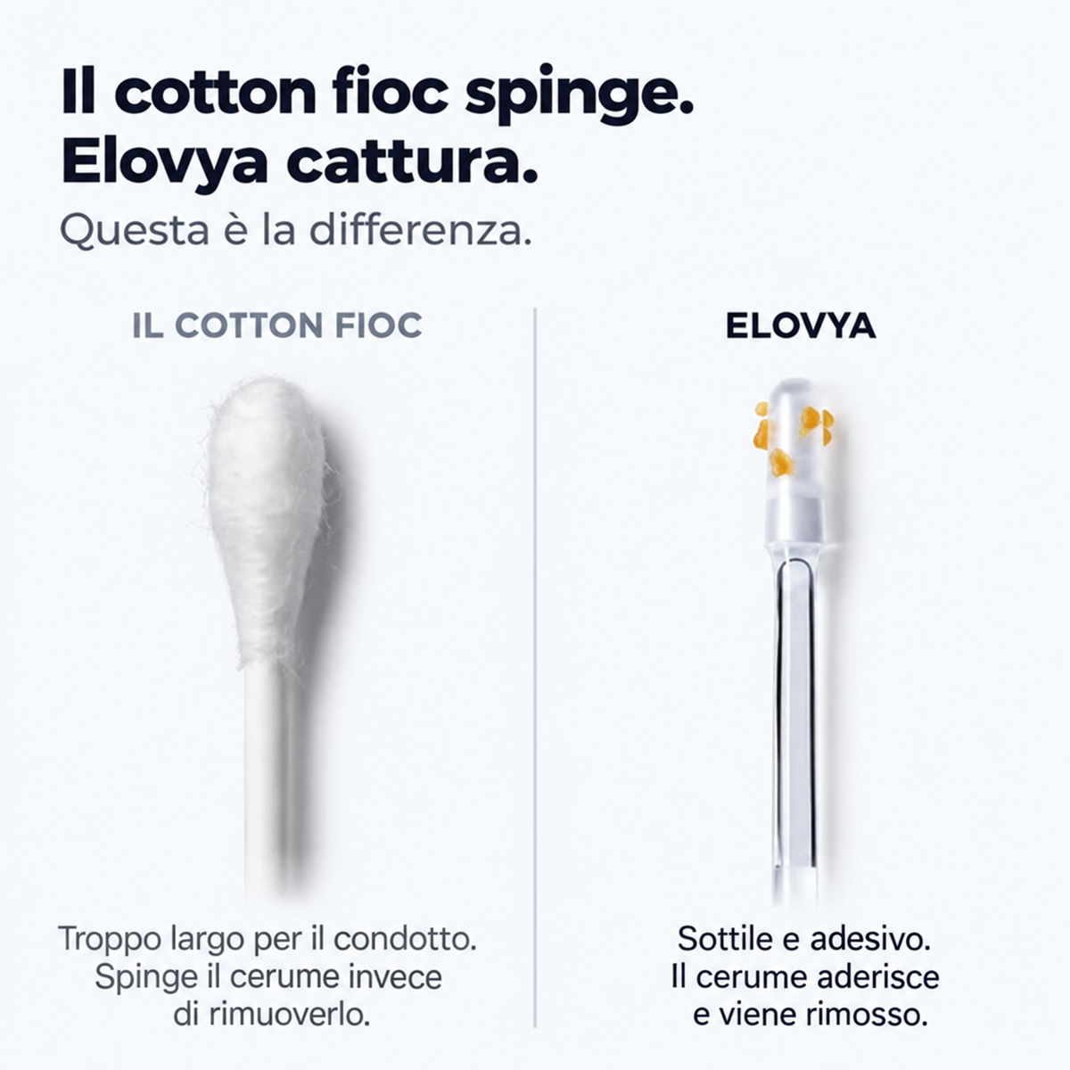 Elovya® Nettoyeur d’oreille adhésif