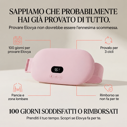 Elovya – Sollievo senza farmaci per dolori mestruali ed endometriosi
