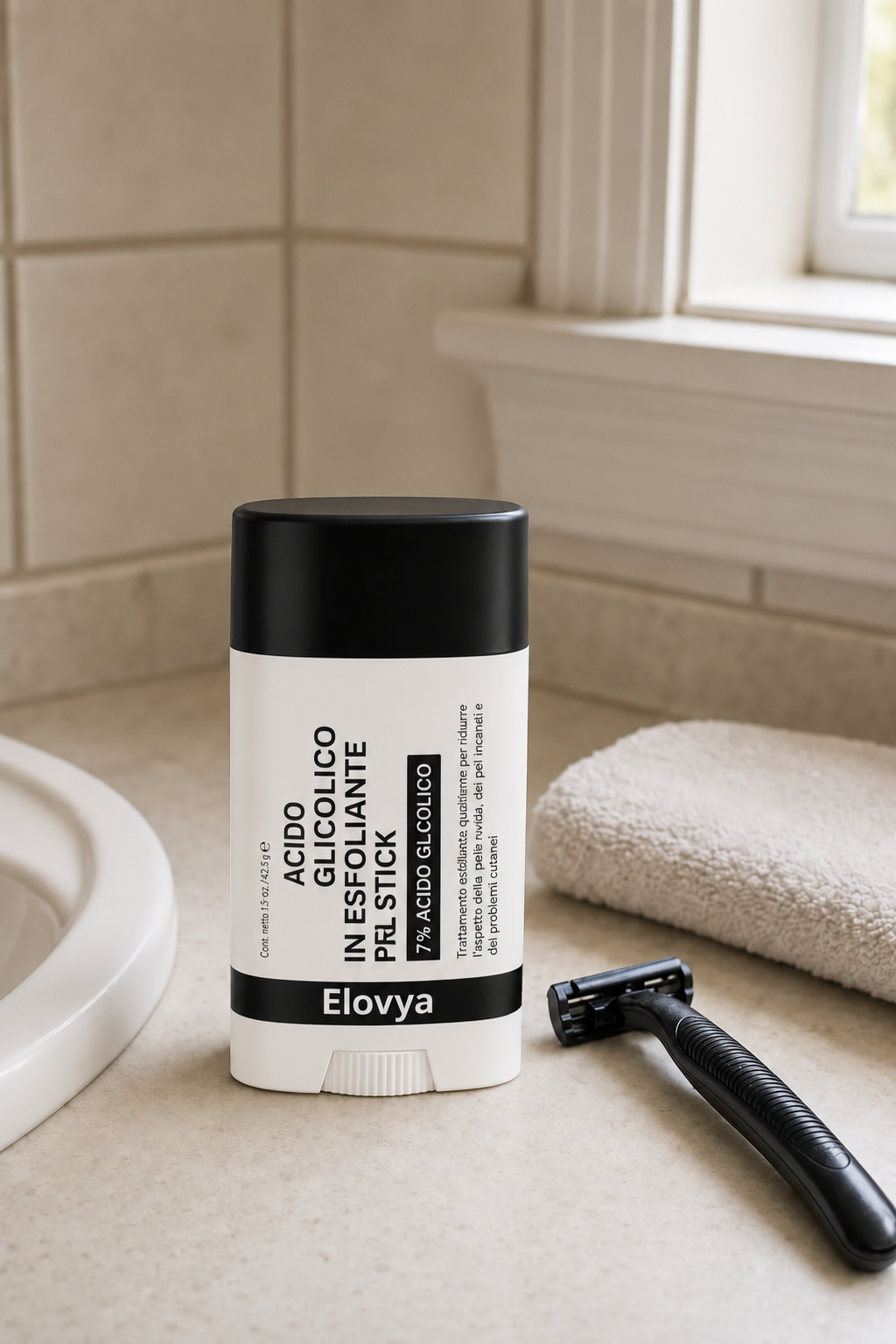 Elovya Stick corpo all’acido glicolico