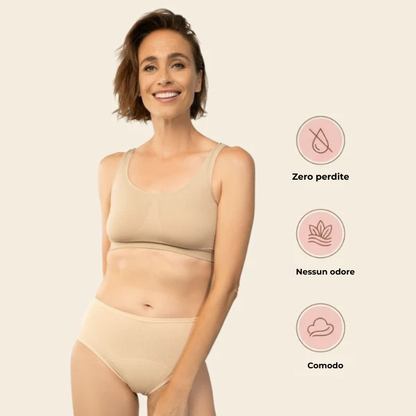 Mutanda Anti-Fuga Donna – Comfort Invisibile e Alta Assorbenza